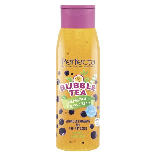 Perfecta, Bubble Tea, Skoncentrowany żel pod prysznic Passionfruit + Zielona Herbata, 400 ml Perfecta