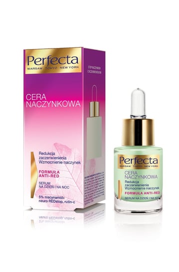 Perfecta, Cera Naczynkowa, serum redukujące zaczerwienienia na dzień i noc, 15 ml Perfecta