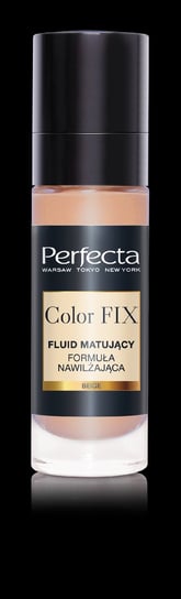 Perfecta, Color Fix, fluid matujący formuła nawilżająca Beige, 30 ml Perfecta