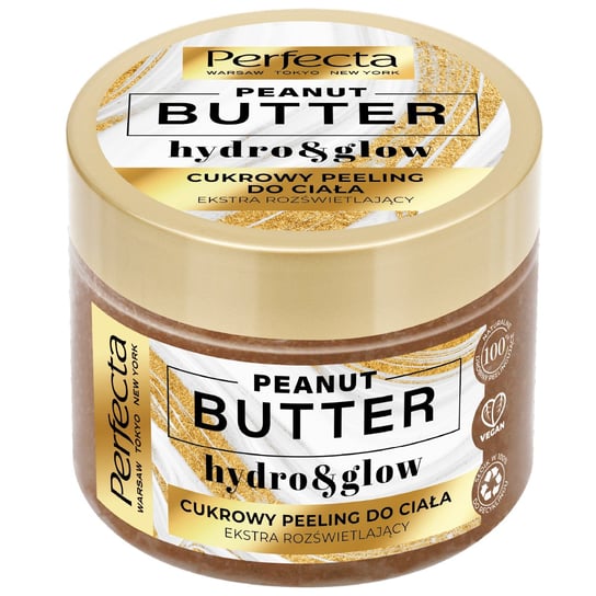 Perfecta, cukrowy peeling do ciała Peanut Butter, 300g Perfecta