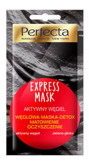 Perfecta, Express Mask, węglowa maska-detox, 10 ml Perfecta