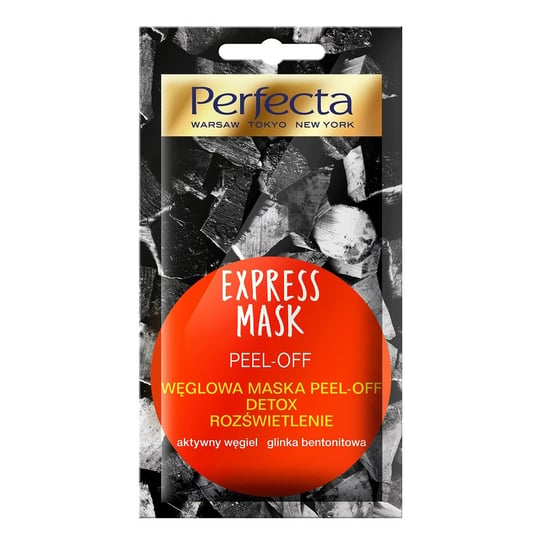 Perfecta, Express Mask, węglowa maska peel-off, 10 ml Perfecta