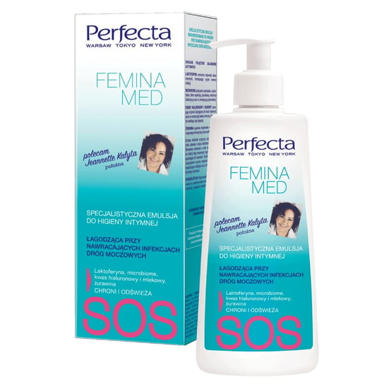 Perfecta Femina, specjalistyczna emulsja do higieny intymnej SOS, 250 ml Perfecta