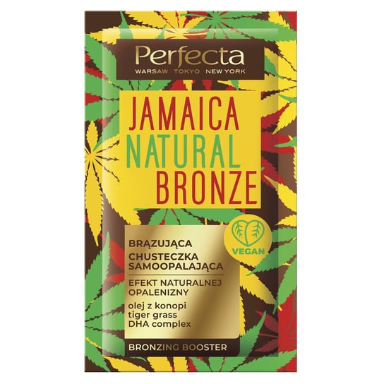 Perfecta Jamaica Natural Bronze, brązująca chusteczka samoopalająca Perfecta