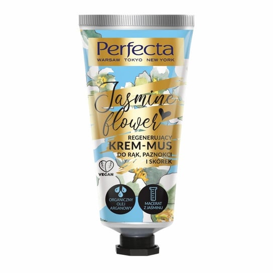 Perfecta, Jasmine Flower, Krem regenerujący do rąk,paznokci i skórek, 50 ml Perfecta