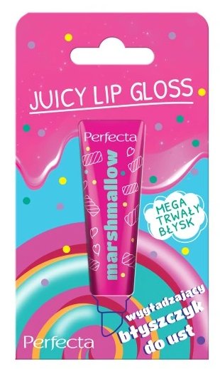 Perfecta, Lip Gloss, Nawilżający błyszczyk do ust Marshmallow, 10g Perfecta
