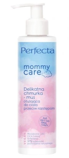 Perfecta, Mommy Care, Delikatna chmurka-mus otulająca do ciała-przeciw rozstępom, 195 ml Perfecta
