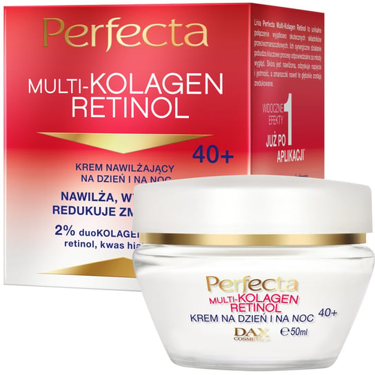 Perfecta Multikolagen Retinol Krem nawil��aj��cy na dzie�� i na noc 40+ Perfecta