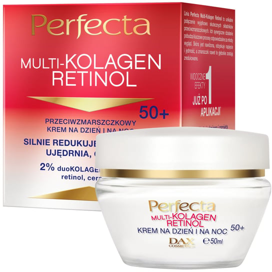 Perfecta Multikolagen Retinol Przeciwzmarszczkowy krem na dzie�� i na noc 50+ Perfecta