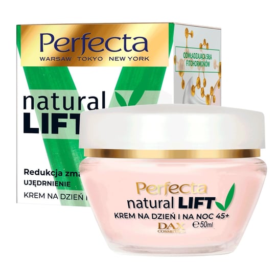 Perfecta Natural Lift, krem do twarzy 45+, 50 ml Perfecta