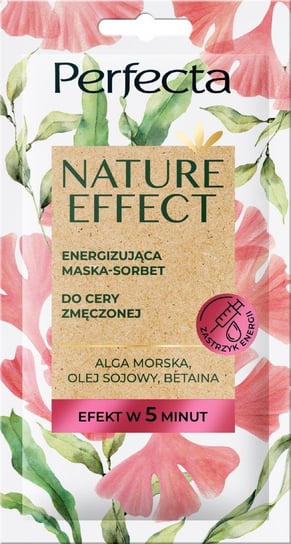 Perfecta, Nature Effect, Energizująca maska sorbet do cery zmęczonej, 8 ml Perfecta