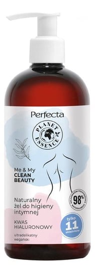 Perfecta, Planet Essence Me&My Clean Beauty, Naturalny żel do higieny intymnej z Kwasem Hialuronowym, 400 ml Perfecta