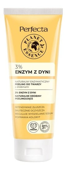 Perfecta, Planet Essence, Naturalny enzymatyczny peeling do twarzy z drobinami 3% Enzym z Dyni, 75 ml Perfecta