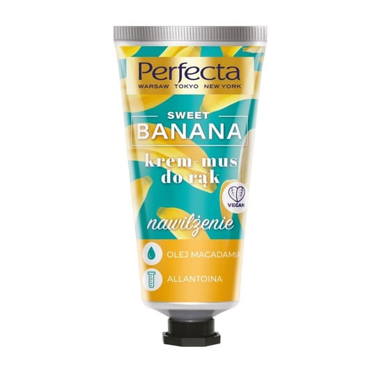 Perfecta, Sweet Banana, Krem-mus nawilżający do rąk, 50 ml Perfecta