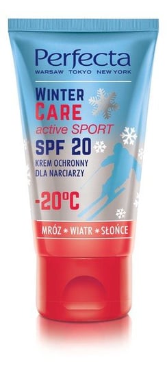 Perfecta, Winter Care, krem ochronny dla narciarzy Active Sport SPF 20, 50 ml Perfecta