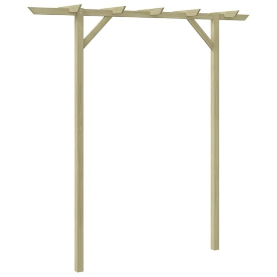 Pergola drewniana 200x40x205 cm, zielona Inna marka