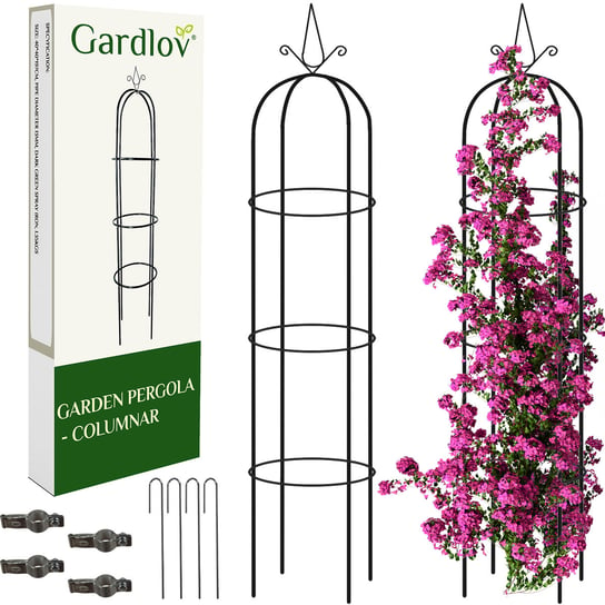 Pergola Ogrodowa na Kwiaty Duży Obelisk + Kotwy GARDLOV Gardlov