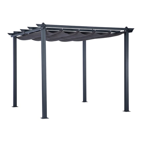 Pergola ogrodowa Sherloo 3x3 m szara Selsey