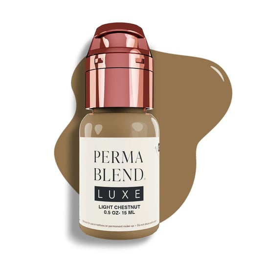 Perma Blend Luxe, Pigment Do Makijażu Permanentnego Brwi Light Chestnut, 15 Ml Perma Blend Luxe