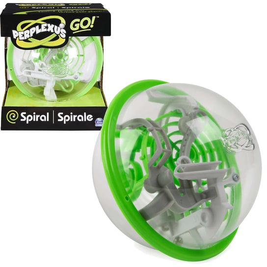 Perplexus Go! spirala gra zręcznościowa zielona kula labirynt Spin Master Spin Master