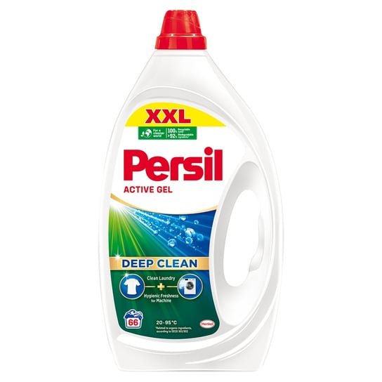 PERSIL ACTIVE GEL Żel do prania BIAŁYCH TKANIN 20 - 95°C 2,97 L (66 PRAŃ) Persil