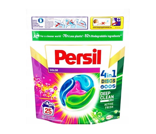 Persil Color Discs Kapsułki Do Prania 4W1 25Szt. Kolor Persil
