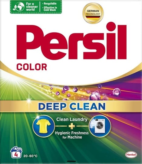 Persil Deep Clean Color Proszek do Prania Tkanin Kolorowych 240G (4 Prania) Persil