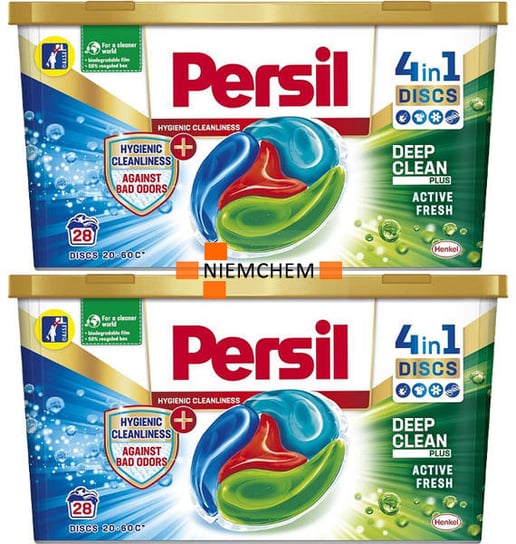 Persil Discs 4w1 Against Bad Odors Kapsułki do Prania 2 x 28 56szt Persil Sklep EMPIK COM