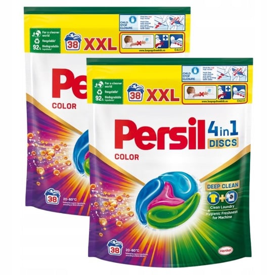 Persil Discs Color Kapsułki do Prania 38szt x2 Henkel