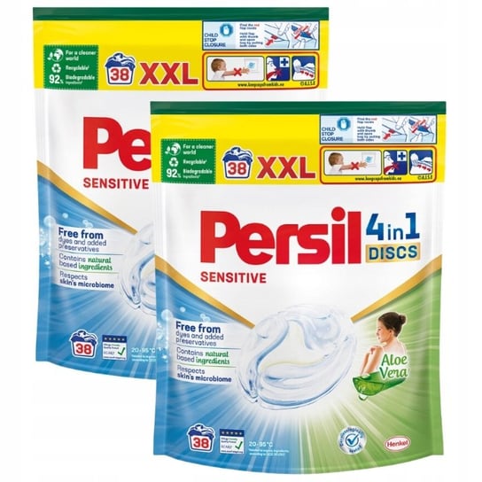Persil Discs Sensitive Kapsułki do Prania 38szt x2 Henkel