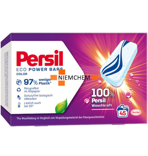 Persil Eco Power Bars Tabletki do Prania Kolorowego 45 szt. Persil