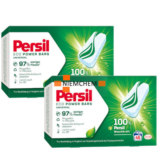 Persil Eco Power Bars Uniwersalne Tabletki do Prania 2 x 45 szt Persil