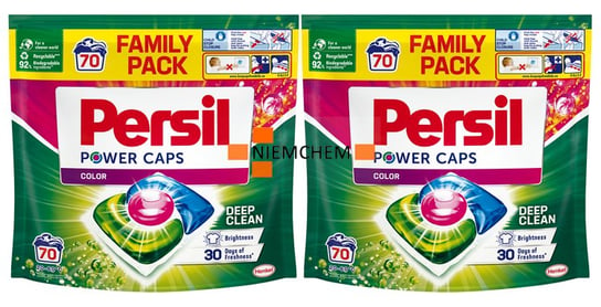 Persil Power Caps Color Kapsułki Pranie 2x 70szt Persil