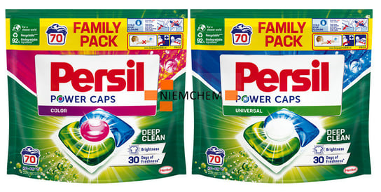 Persil Power Caps Color Universal Kapsułki 2x 70szt Persil