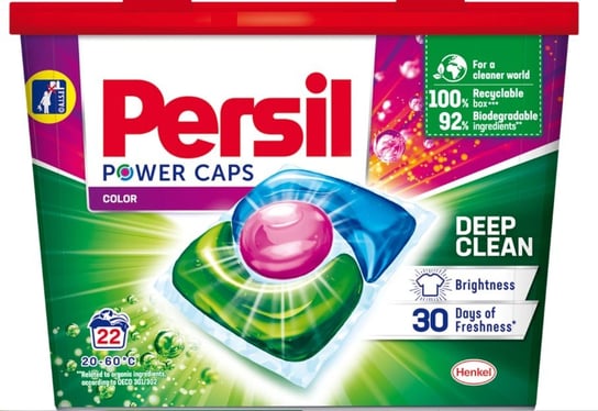 PERSIL POWER CAPS COLOUR CARE CAPSULES CONCENTRATE/COMPACT HEAVY DUTY 1 IN 1 BOX 1 0.308 Persil