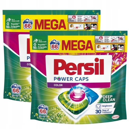 Persil Power Caps Kapsułki Prania Koloru 66szt x2 Henkel