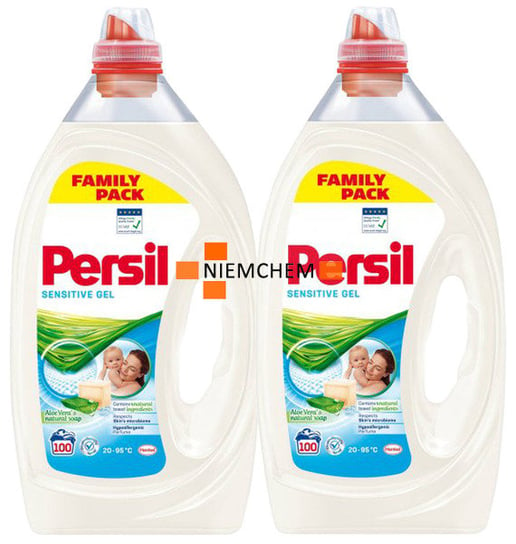 Persil Sensitive Żel Prania dla Dzieci 200pr 2 x 5L Persil