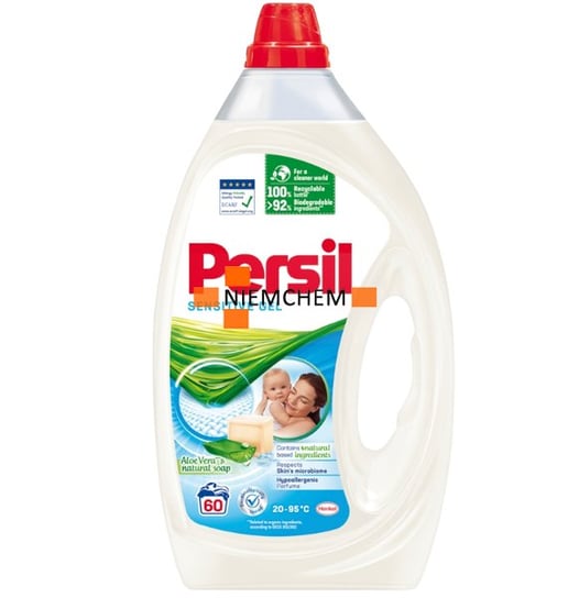Persil Sensitive Żel Prania dla Dzieci 60pr 3L Persil
