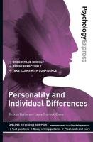 Personality and Individual Differences: Undergraduate Revision Guide. Edited by by Terence Butler Butler Terence