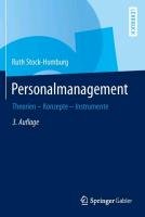 Personalmanagement Stock-Homburg Ruth