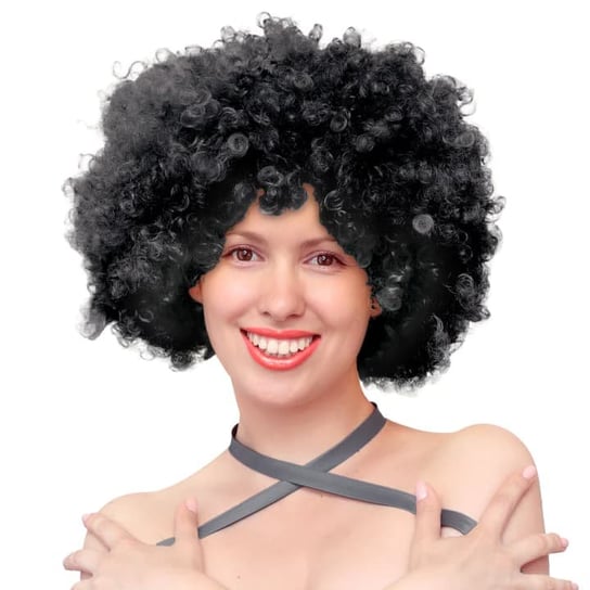 Peruka imprezowa włosy afro czarne przebranie karnawał urodziny fotobudka Inna marka