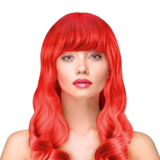 Peruka imprezowa włosy długie falowane czerwone przebranie karnawał urodziny fotobudka Inna marka