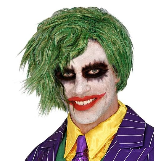 Peruka Joker Zielona Halloween Widmann