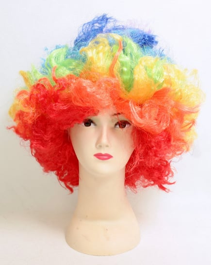 Peruka Klaun Afro Kolorowe Włosy Midex