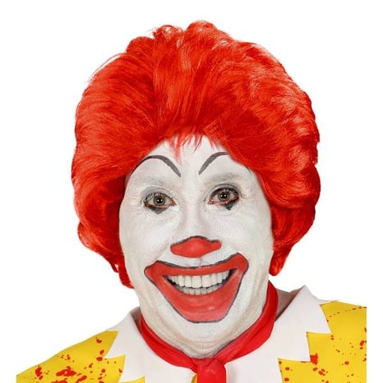 Peruka Ronald Klaun Clown Czerwona Widmann