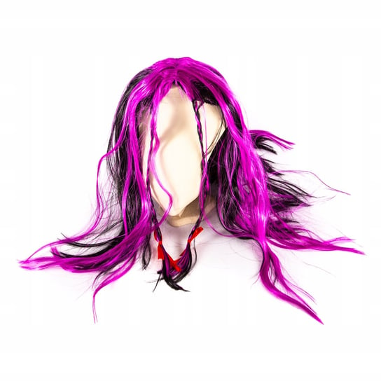 Peruka Sztuczne Włosy Fioletowe Strój Przebranie Midex