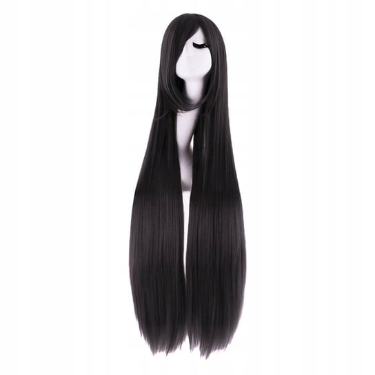 Peruka Włosy Długie 100cm Czarne Krucze Anime W24 Inny producent