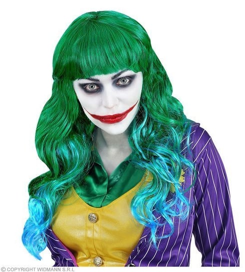 Peruka Zły Złego Mroczny Joker Jokera Halloween Widmann