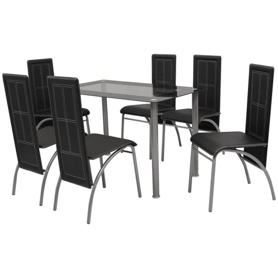 Perwoi, Meble do kuchni, stół i krzesła, 70x120x75cm vidaXL