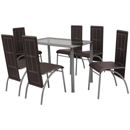 Perwoi, Meble do kuchni, stół i krzesła, 70x120x75cm vidaXL